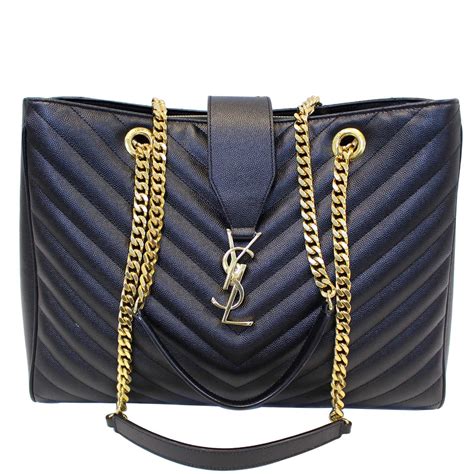 black yves Saint Laurent bag